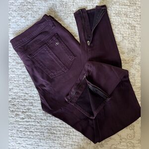 Rag & Bone Women's skinny Purple Jeans, 30🦋